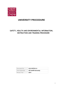 safety, health and environmental information