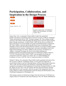 Participation, Collaboration, and Inspiration in the Design Process
