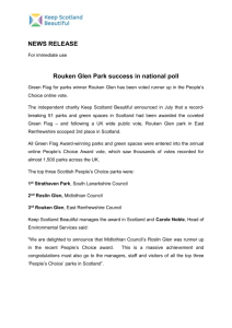 Rouken Glen Park success in national poll