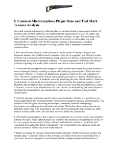 common misconceptions plague bone and tool mark analysis