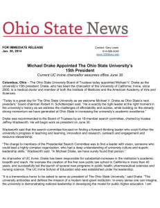 Media Release From Ohio State University