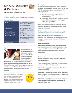 Autumn 2011Newsletter - Beaumont Lodge Medical Practice