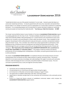 Leadership Dorchester