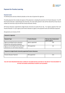 Social work placements - Anglia Ruskin University