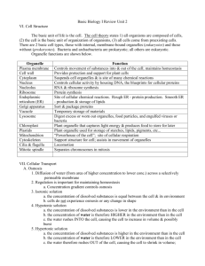 basic bio review, unit 2