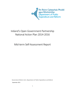 C: Consultation on the Self-Assessment Report.