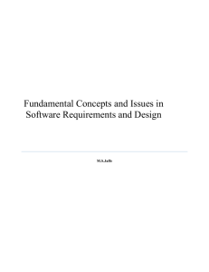 Fundamental Concepts and Issues in Software Requirements and