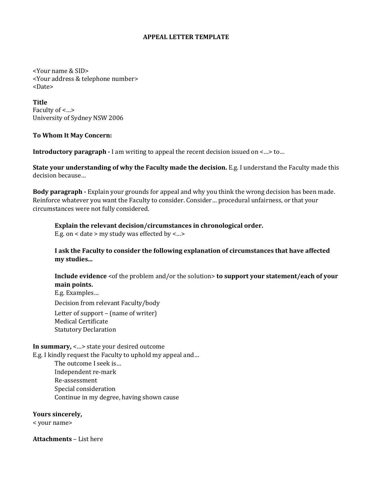 How To Write Letter Of Appeal For College How To Write An Appeal 