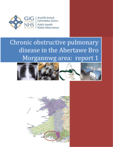 Chronic obstructive pulmonary disease in the Abertawe Bro