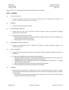 Model QVSD - CSI Format Specification