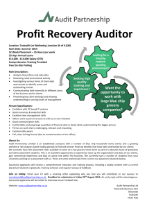 Profit Recovery Auditor