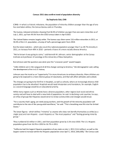 Census: 2011 data confirm trend of population diversity By