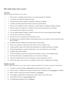 IBCA Study Guide, Unit 2, Lesson 5 Answer Section