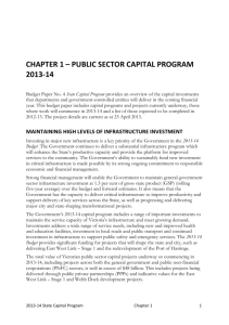 Public sector capital program 2013-14 (DOCX 93kb)