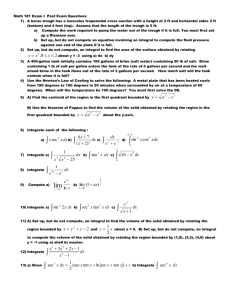 Math 181 Exam I Practice Fall 2015