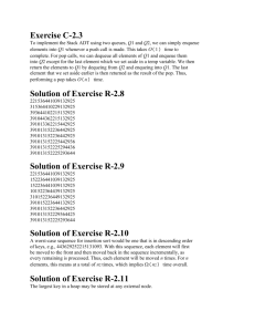 Solution of Exercise R-2.10