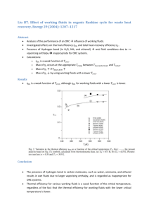 Liu B - Effect of working fluids on organic Rankine cycle for waste