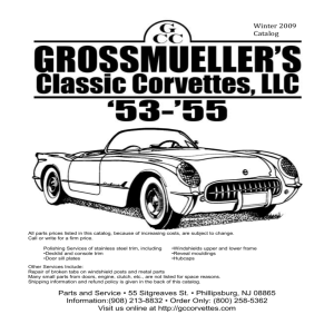 Grossmueller`s Classic Corvettes, LLC 55 Sitgreaves Street