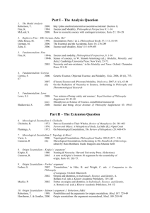 Syllabus & Preliminary Reading List