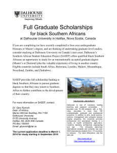 Full Graduate Scholarships