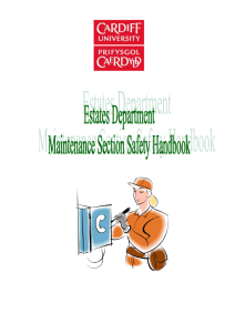 Maintenance Section Safety Handbook