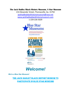 Blue Star Museum Press Release for 2015