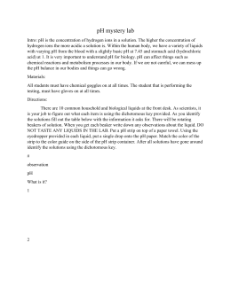 Phet pH Scale Basics Worksheet