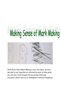 Mark Making - Addingham Pre