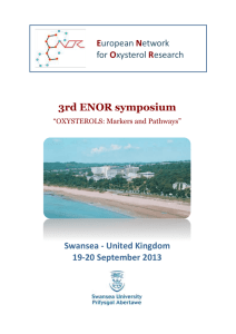 Program p 5 - ENOR-the European Network for Oxysterol Research