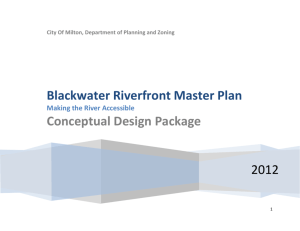 City of Milton Blackwater Riverfront Master Plan ()