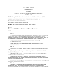Senate Report 109-11 109 S. Rpt. 11 FEDERAL LAND