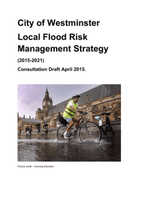 City of Westminster Local Flood Risk Management Strategy (2015