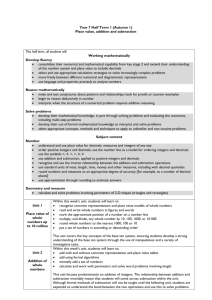 Year 7 Half Term 1 - Mathematics Mastery