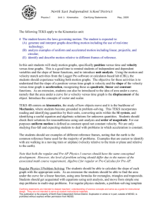 Clarifying Statements - North East Independent School District