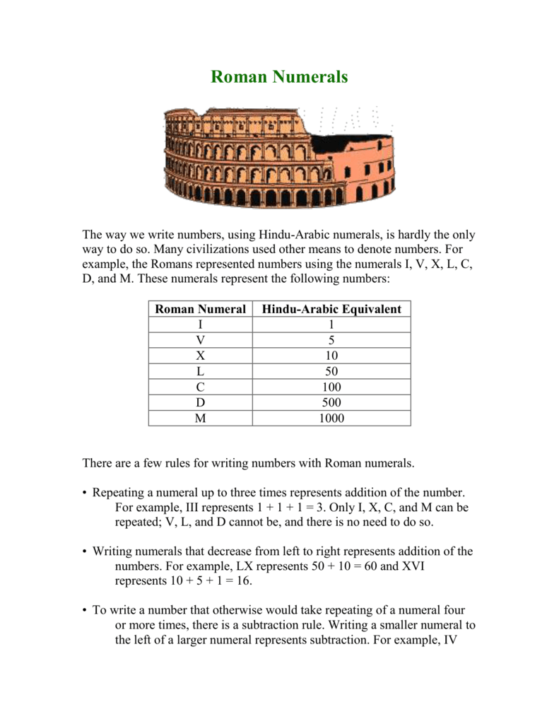rules for writing numbers