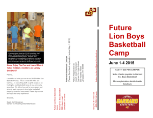 Future Lion Boys Basketball Camp