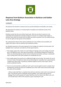 Response - Barbican Association