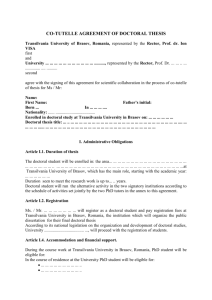 co-tutelle agreement of doctoral thesis