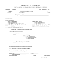 CHEM 107 GEPS DL - Winona State University