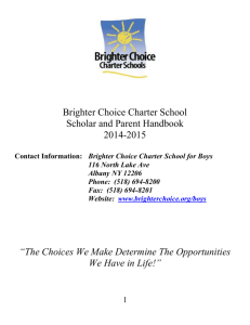 Parent-Handbook-2014-15 - Brighter Choice Charter Schools