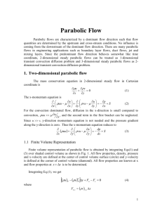 parabolic flow