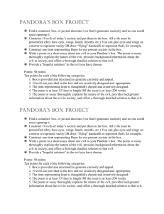 Pandora`s Box Project