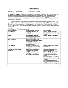 LIAISON REPORT - Story County ASSET