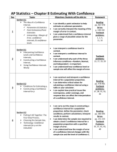 AP Statistics sample audit syllabus