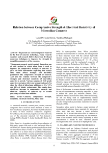 Relation between Compressive Strength & Electrical