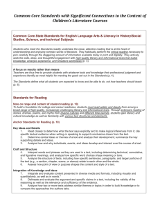 Common Core State Standards - Children`s Literature Assembly