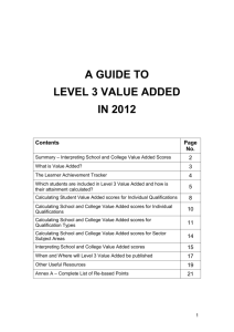 Level 3 Value Added User Guide