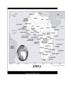Africa - geographic information condensed