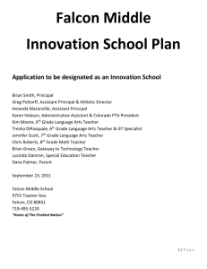 Innovation Plan - Colorado Department of Education