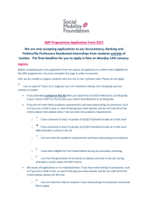 SMF Programmes Application Form 2015